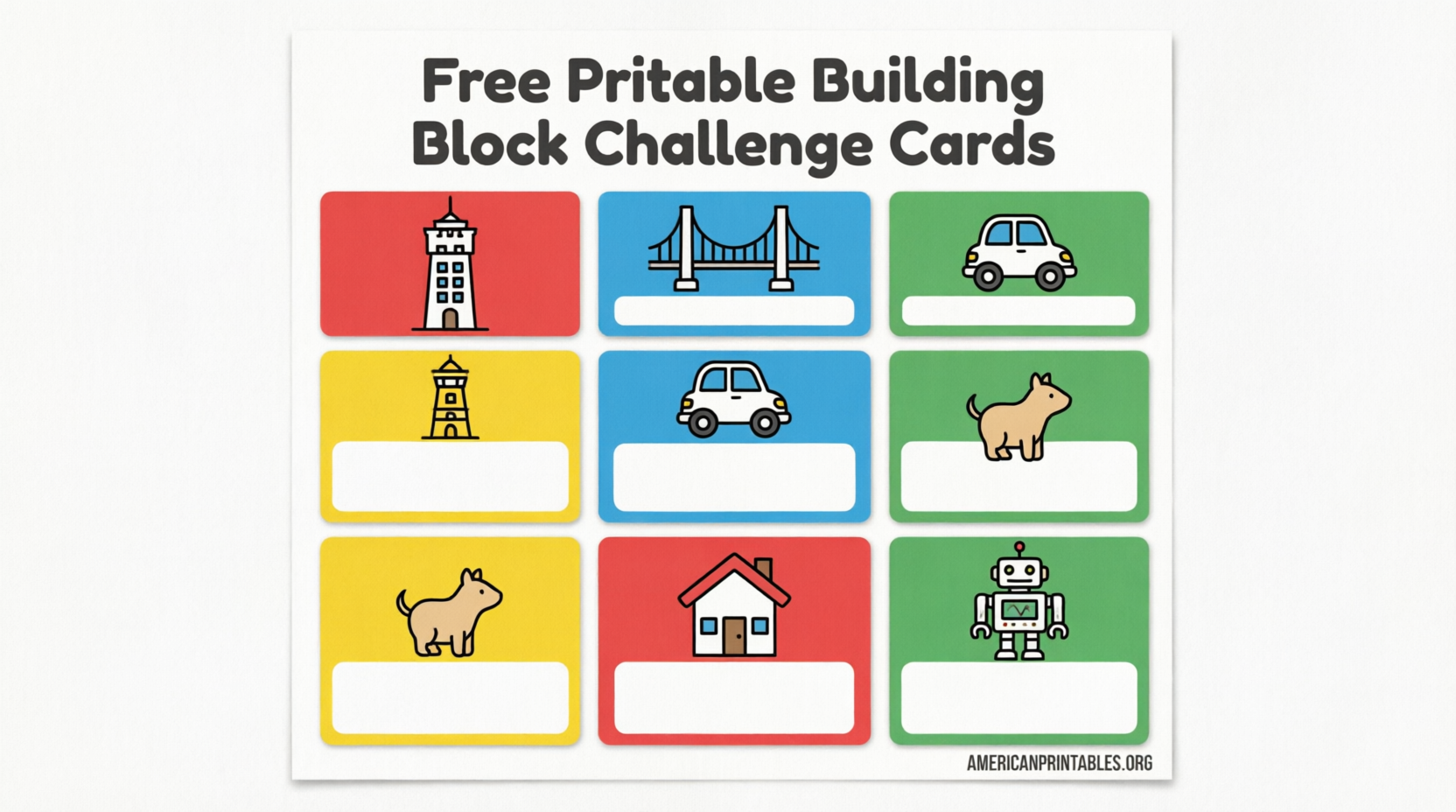 Free Printable LEGO Challenge Cards PDF (1)