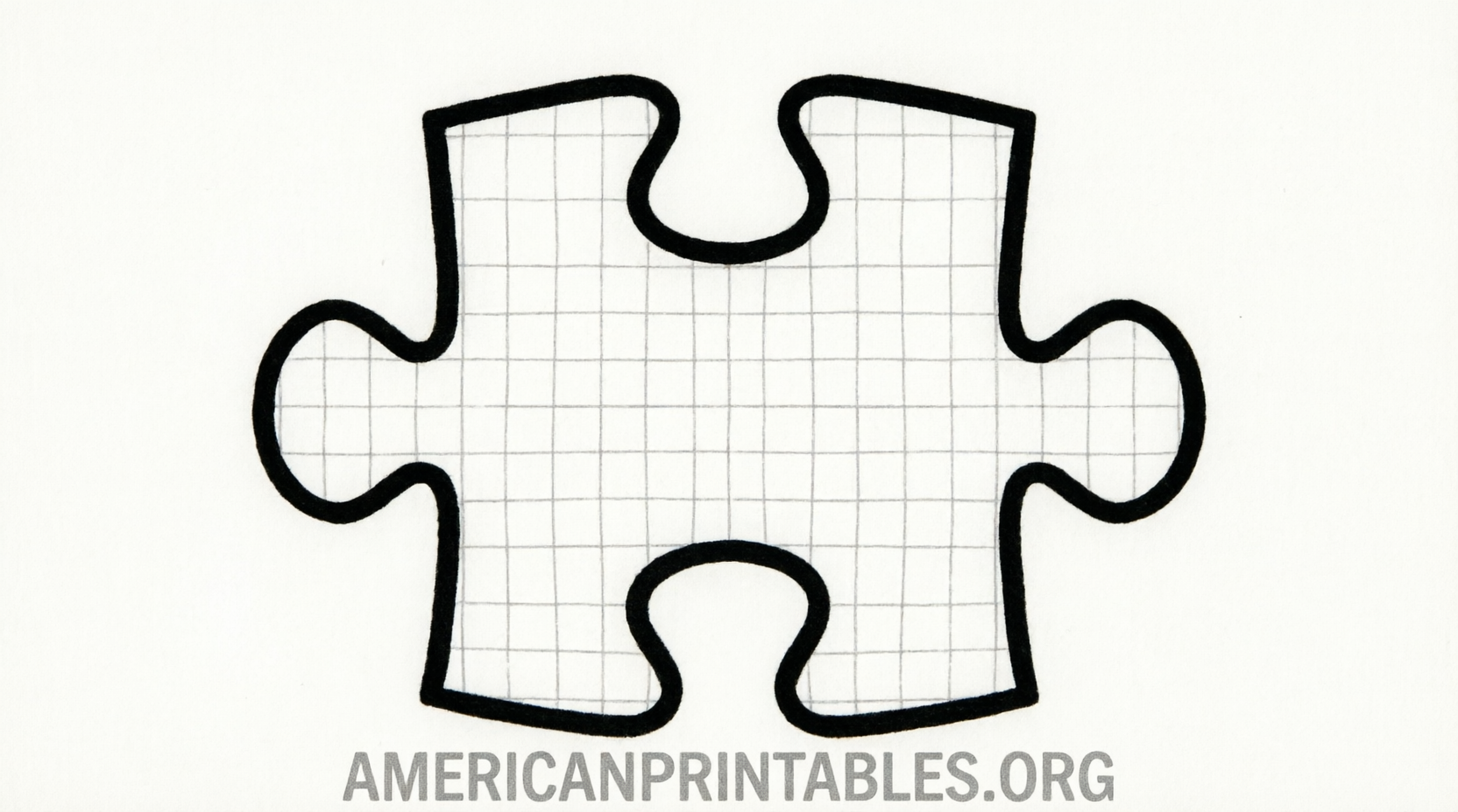 Free Printable Large Puzzle Piece Template (1)