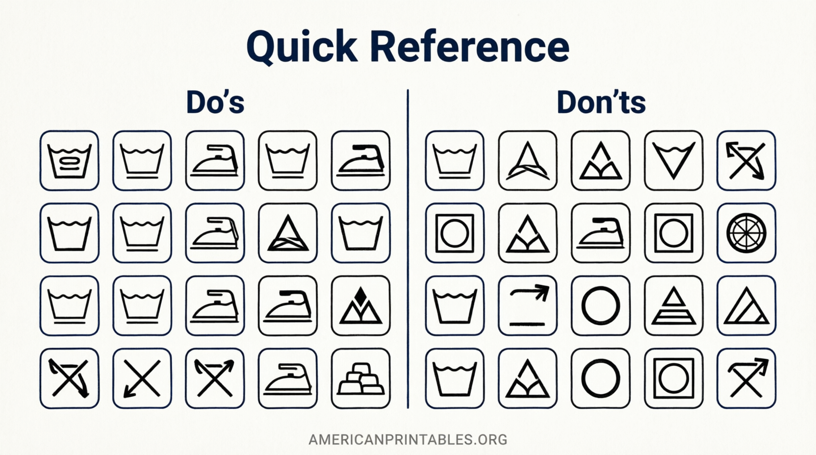 Free Printable Laundry Symbols PDF Chart Guide (3)