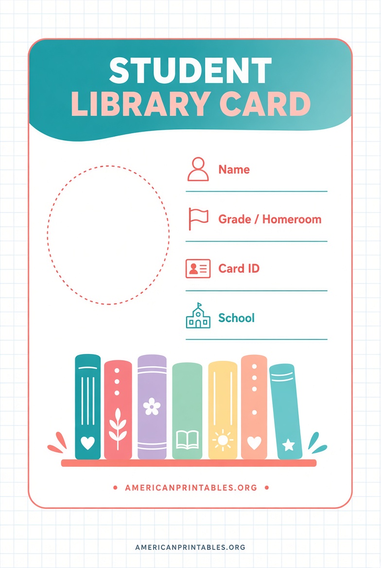Free Printable Library Card Template (4)