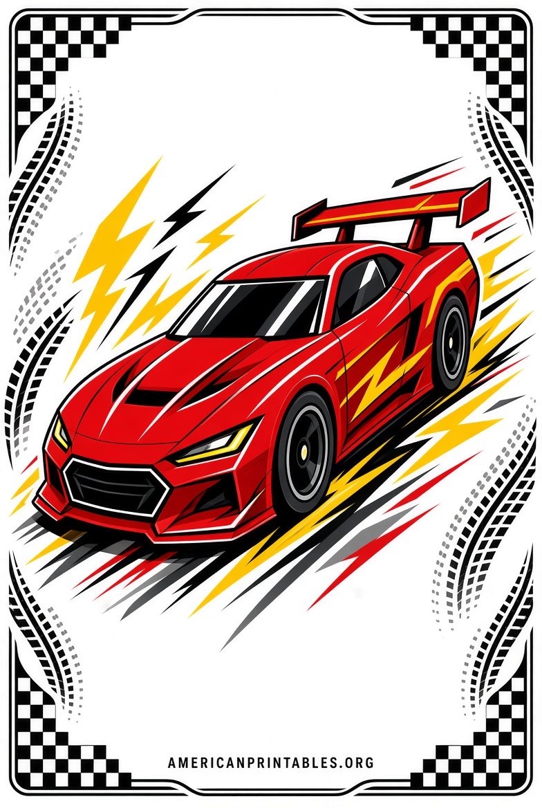 Free Printable Lightning McQueen Decals (1)