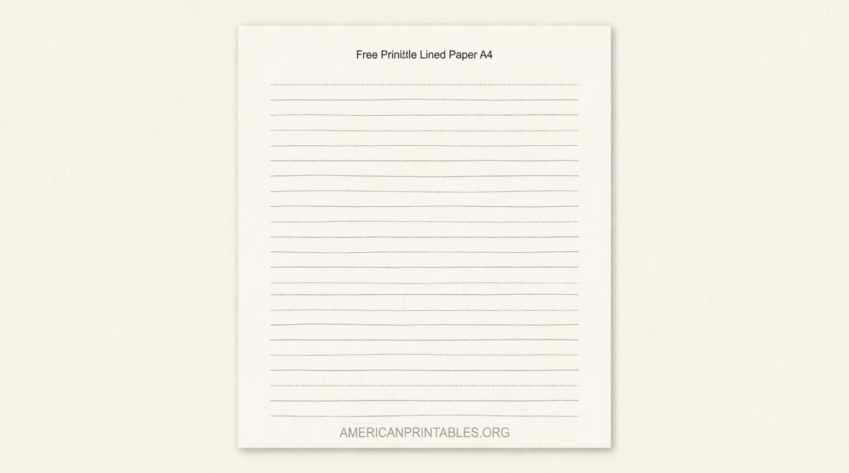 Free Printable Lined Paper A4 PDF Downloads (3)