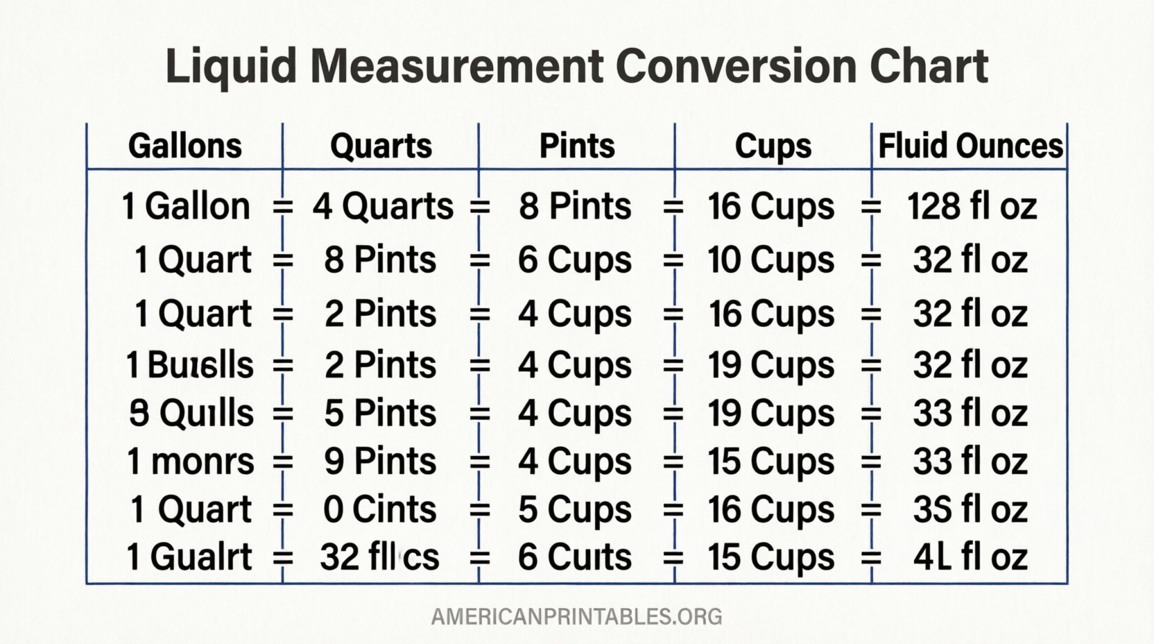 Free Printable Liquid Measurement Chart (1)