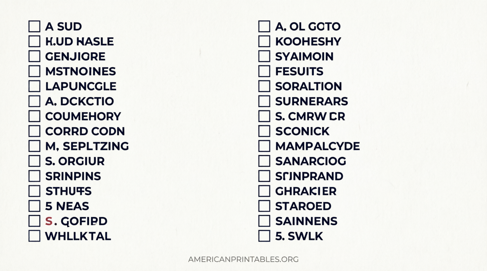 Free Printable List of 50 States PDF (1)