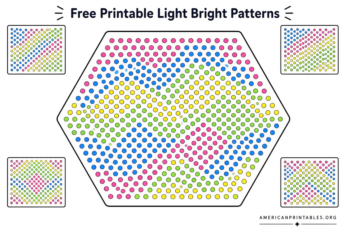 Free Printable Lite-Brite Patterns (2)