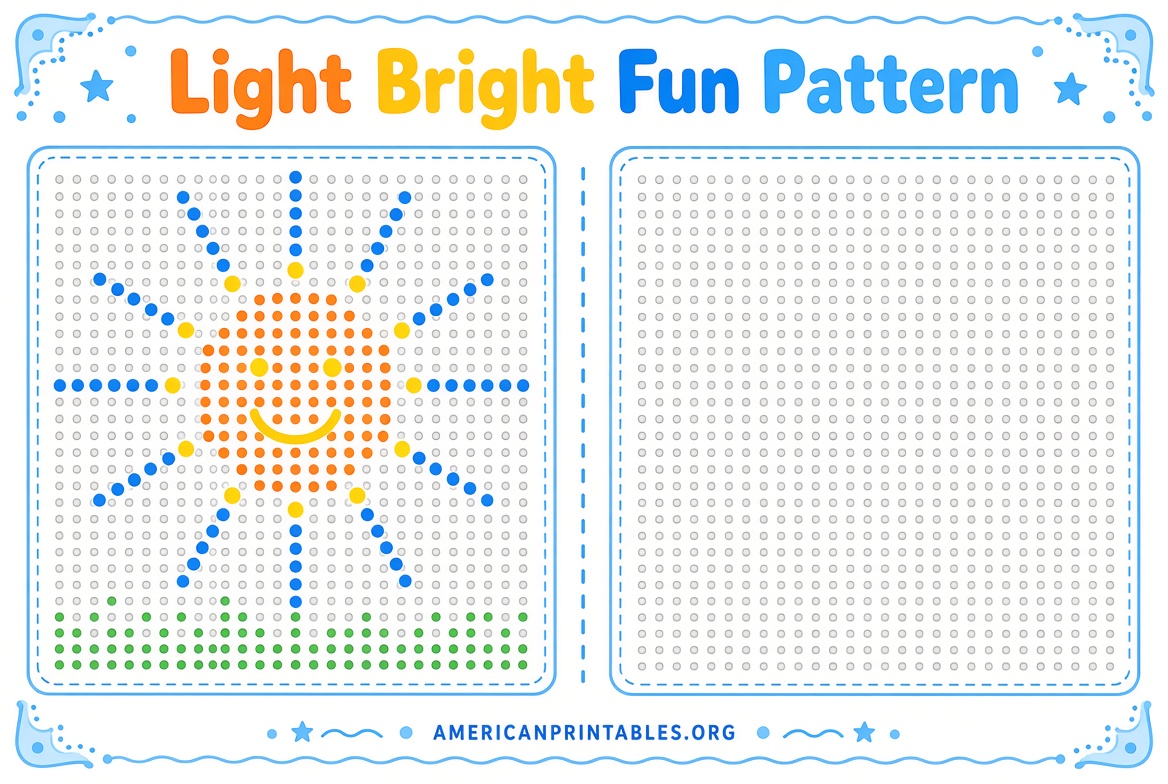 Free Printable Lite-Brite Patterns (4)