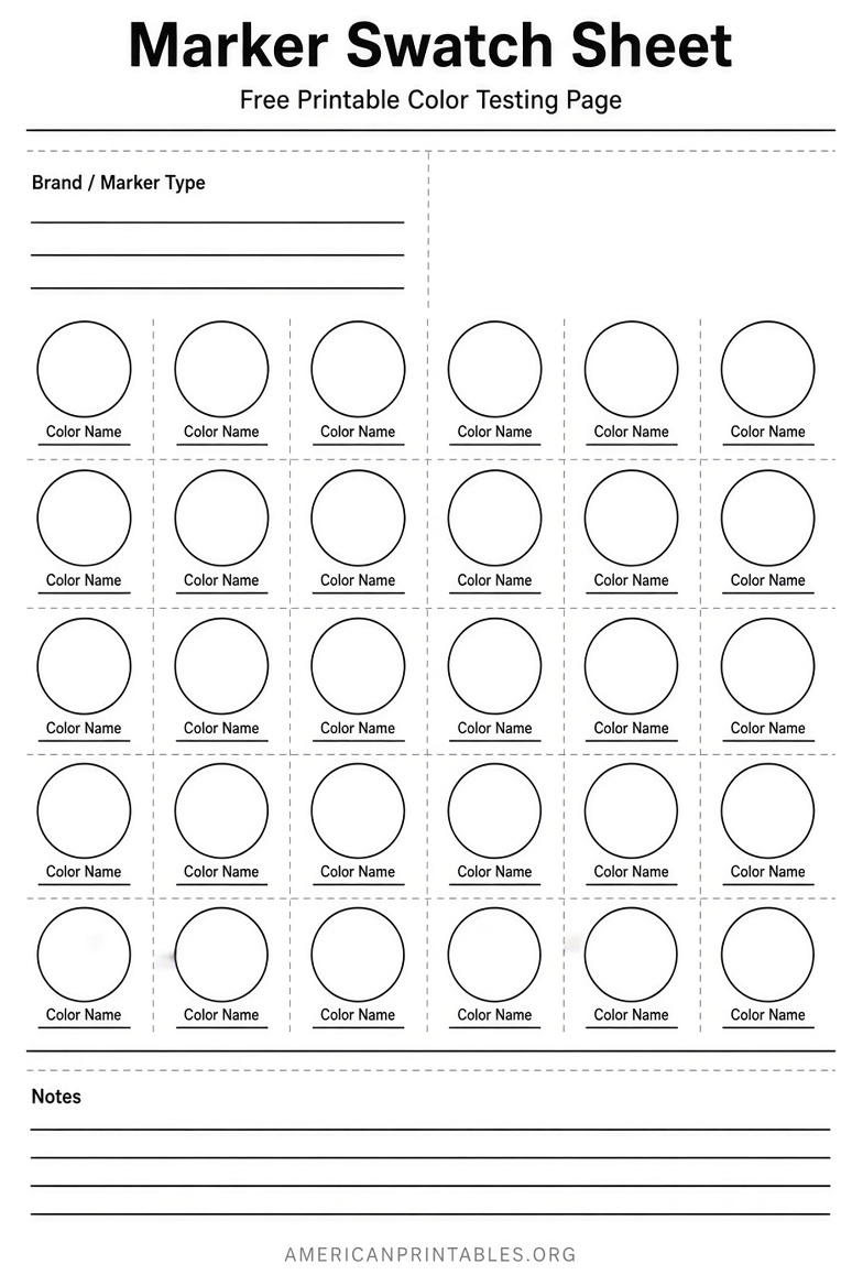 Free Printable Marker Swatch Sheet Download (1)