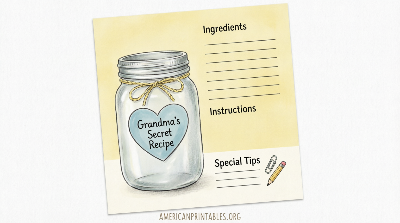 Free Printable Mason Jar Recipe Cards (2)