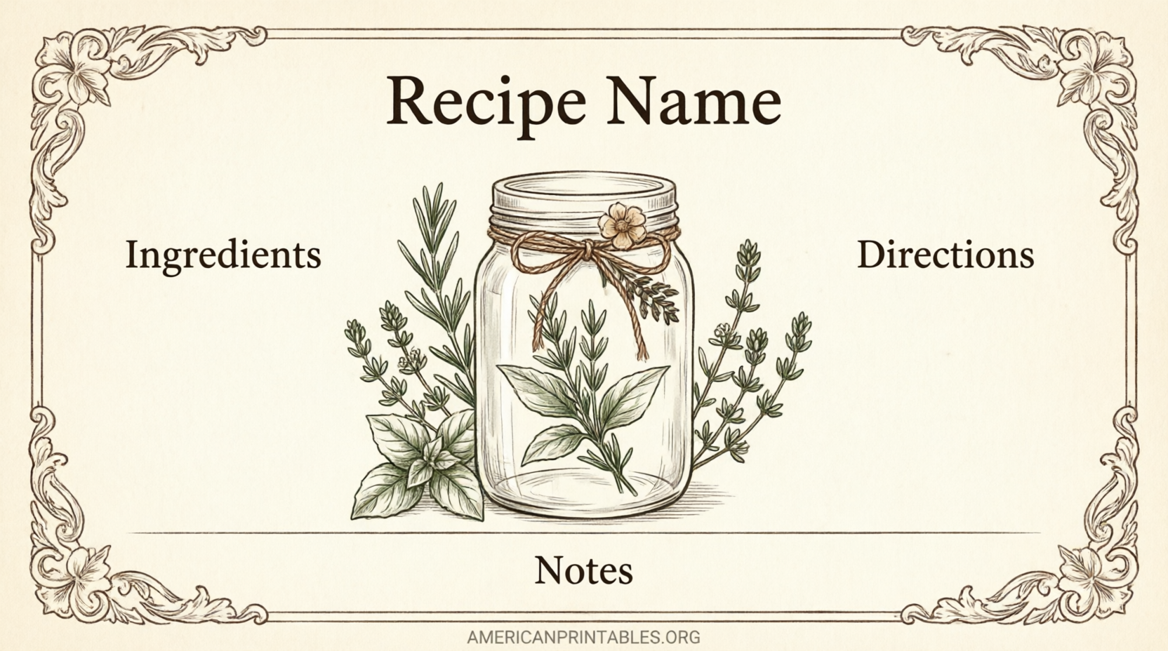 Free Printable Mason Jar Recipe Cards (3)