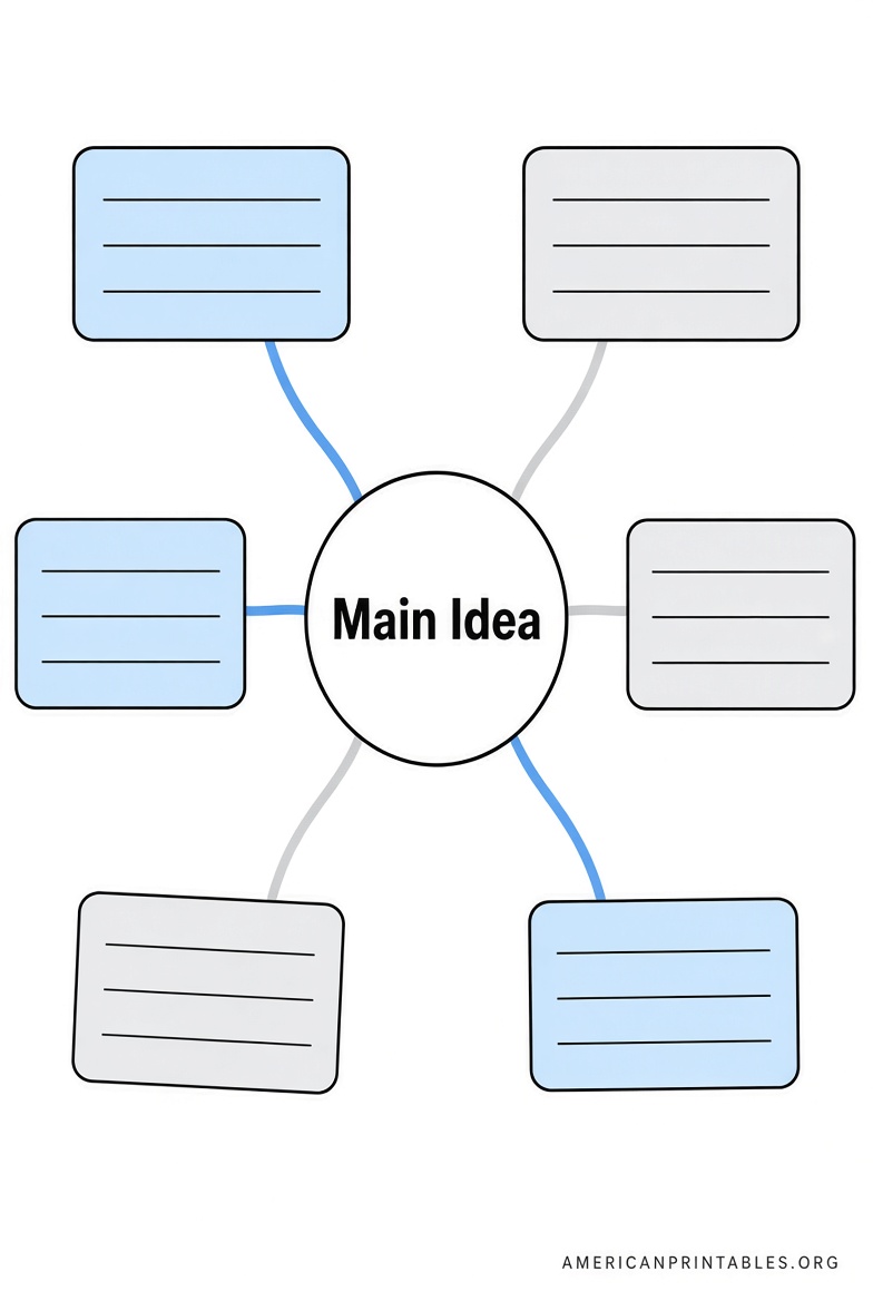 Free Printable Mind Map Templates to Download (1)