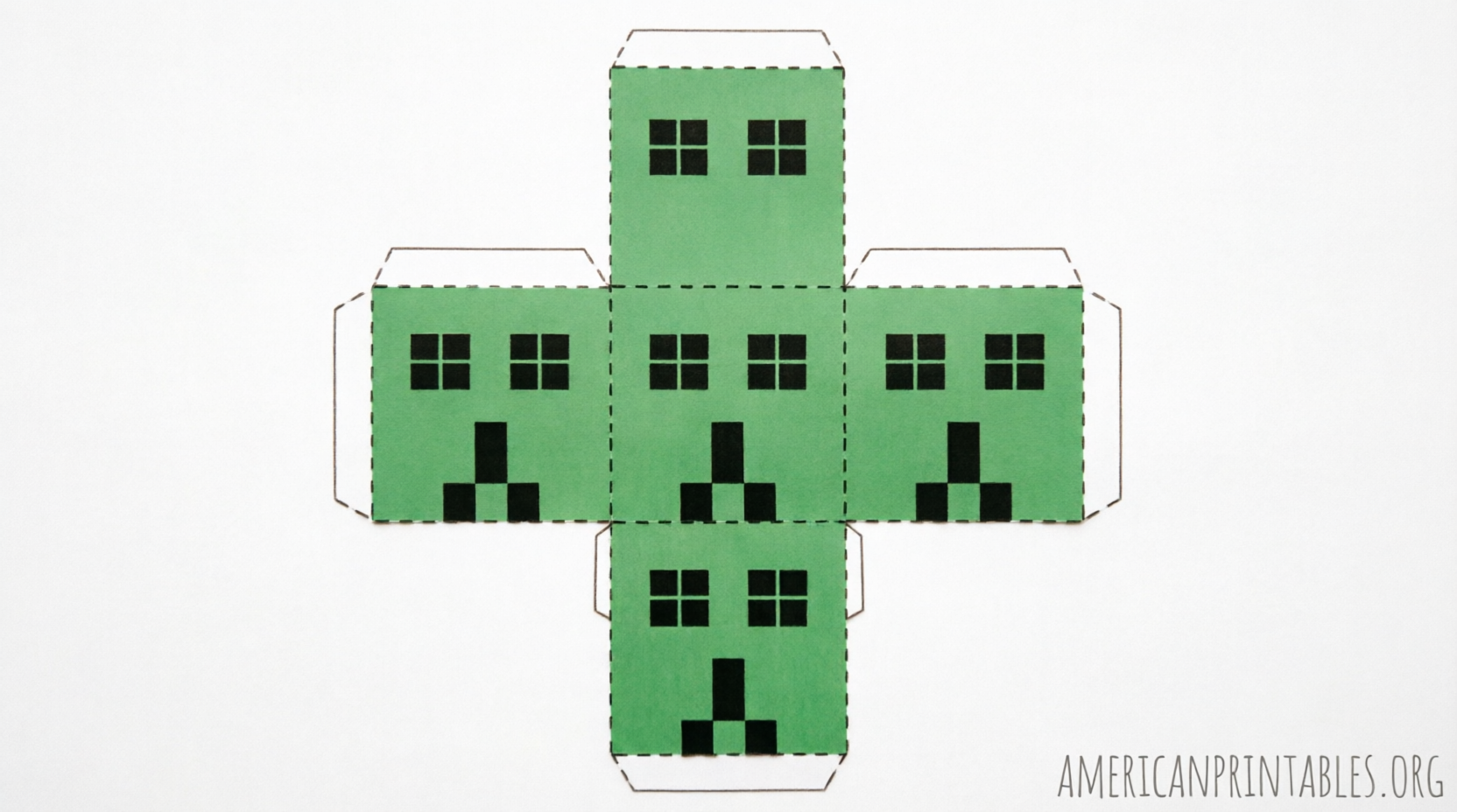 Free Printable Minecraft Creeper Face (4)