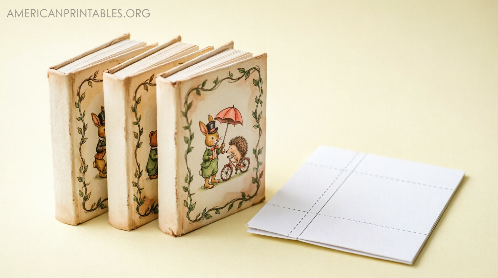 Free Printable Miniature Book Covers (3)