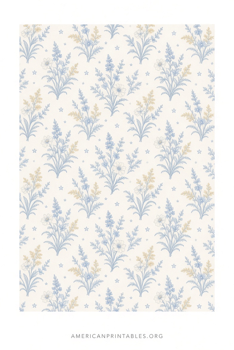 Free Printable Miniature Dollhouse Wallpaper (1)