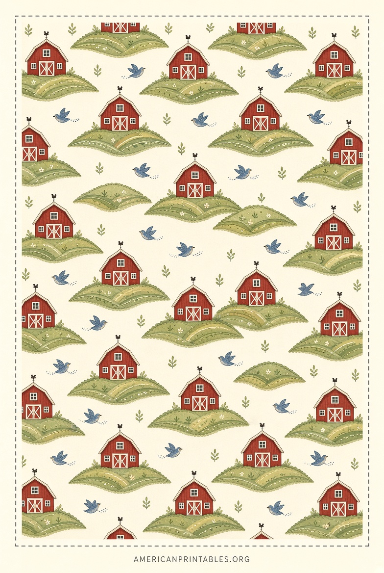 Free Printable Miniature Dollhouse Wallpaper (2)