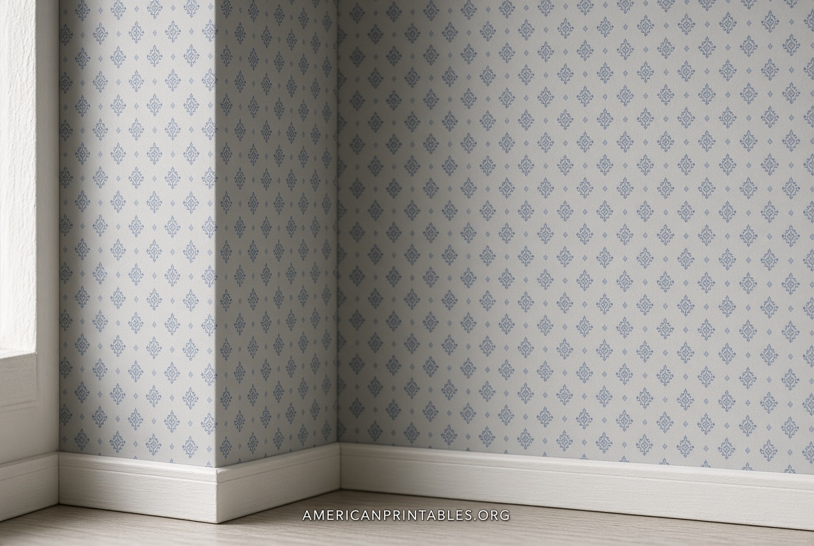 Free Printable Miniature Dollhouse Wallpaper (3)