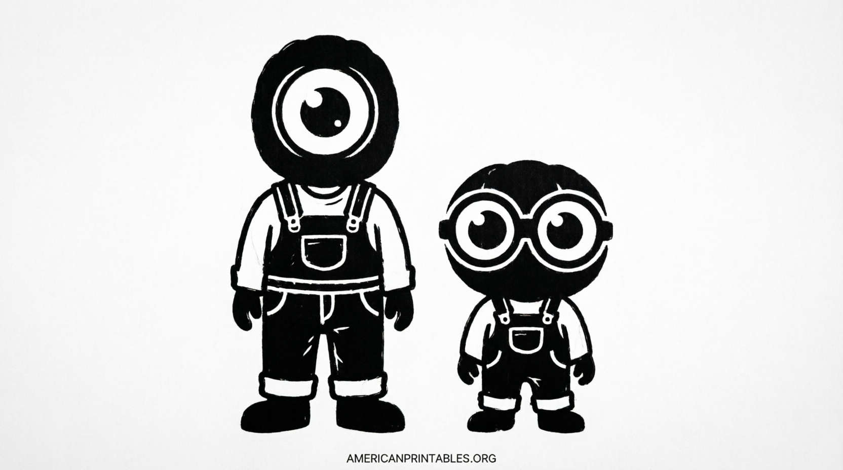 Free Printable Minion Pumpkin Stencil (4)