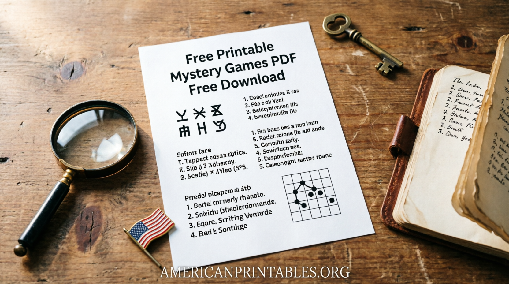 Free Printable Mystery Games PDF Downloads (1)