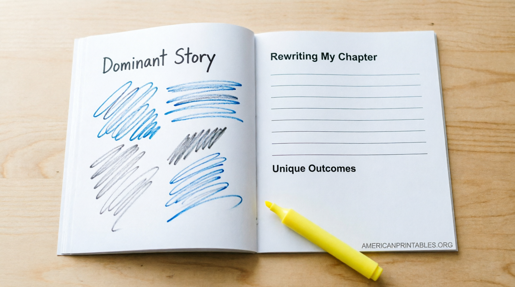 Free Printable Narrative Therapy Worksheets PDF (3)