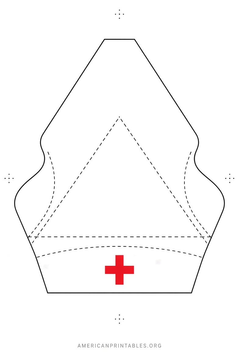 Free Printable Nurse Hat Template Guide (1)