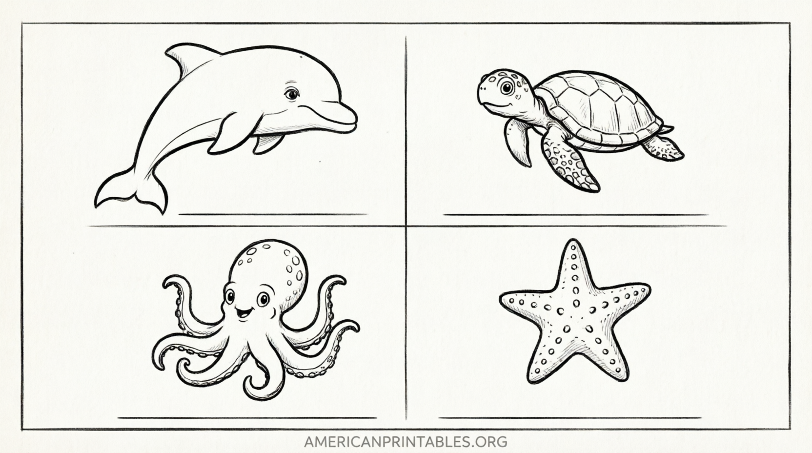 Free Printable Ocean Animal Pictures for Kids (1)