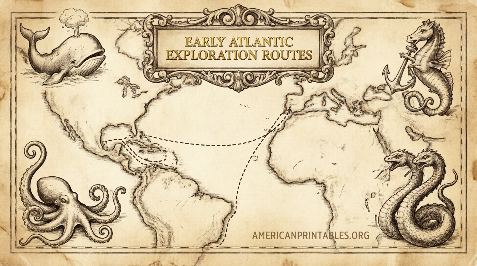 Free Printable Old World Maps Download Guide (4)