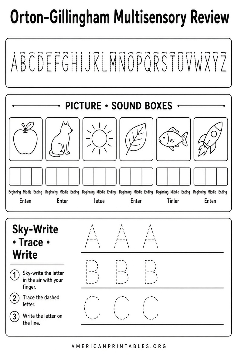 Free Printable Orton Gillingham Worksheets PDF (3)