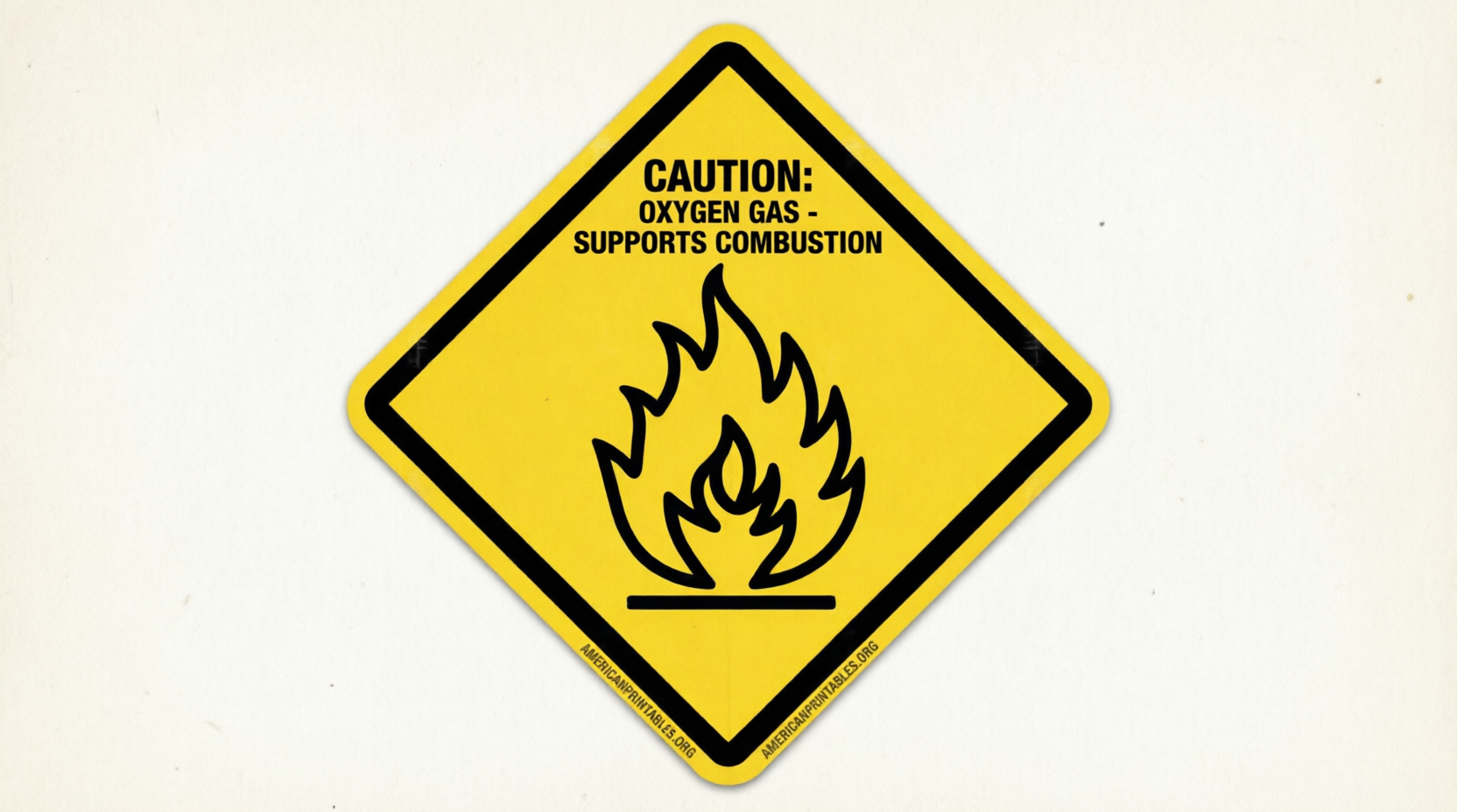 Free Printable Oxygen Warning Signs (2)
