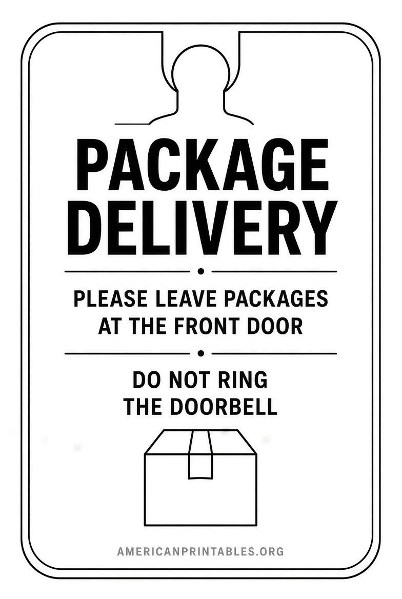 Free Printable Package Delivery Signs (1)