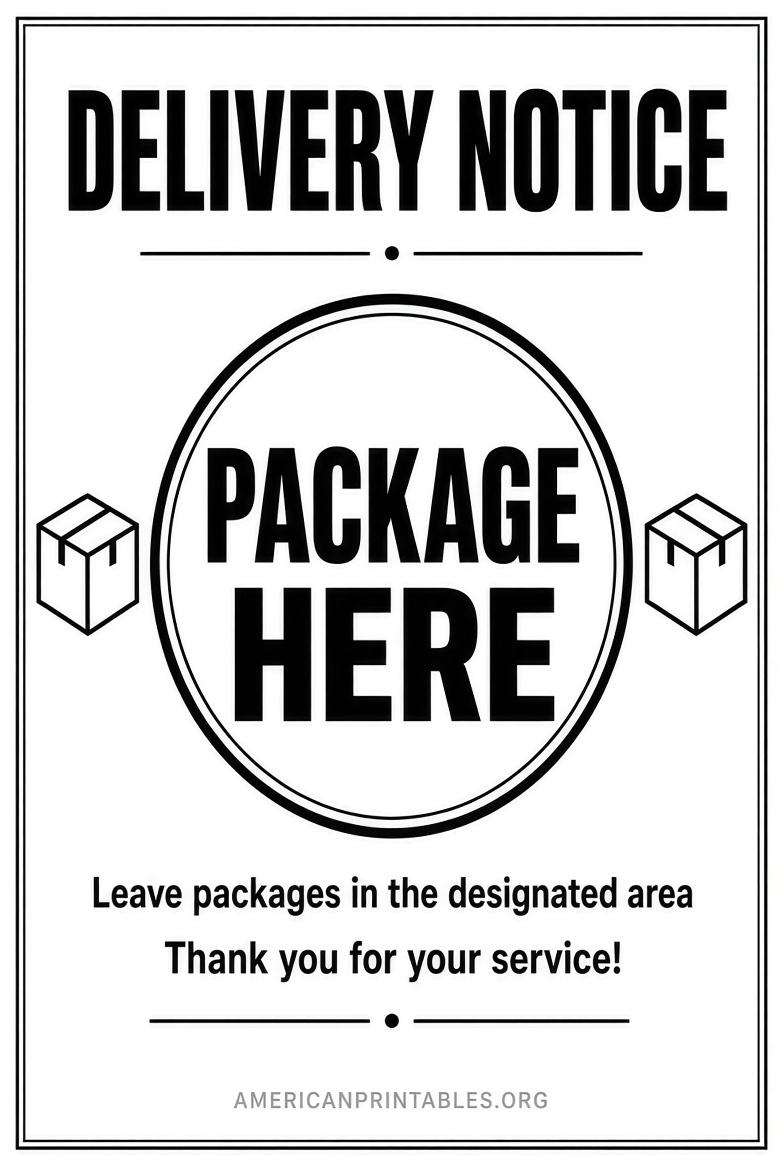 Free Printable Package Delivery Signs (3)