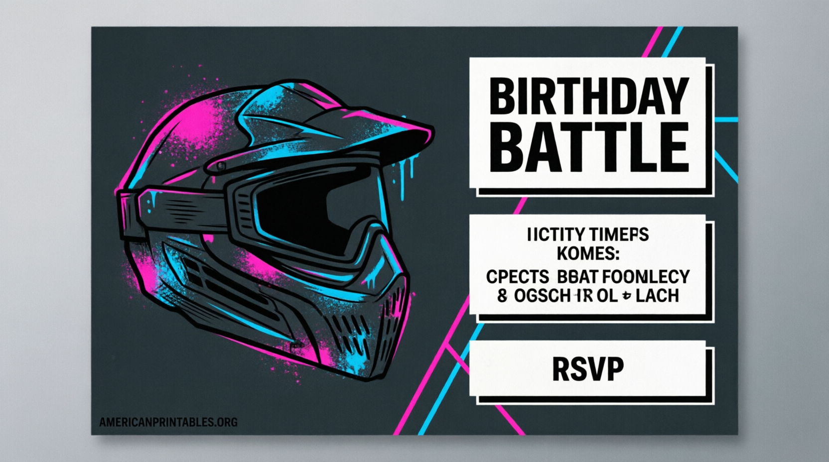 Free Printable Paintball Birthday Invitations (3)
