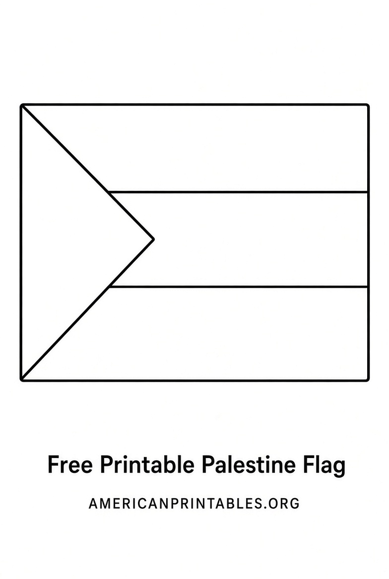 Free Printable Palestine Flag PDF Downloads (1)