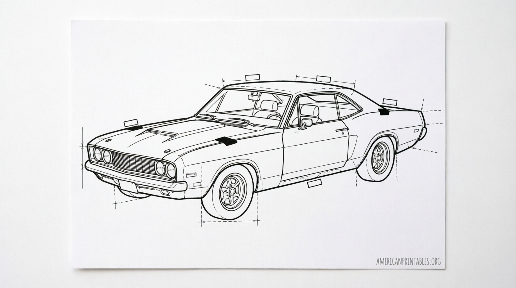Free Printable Paper Car Templates (2)