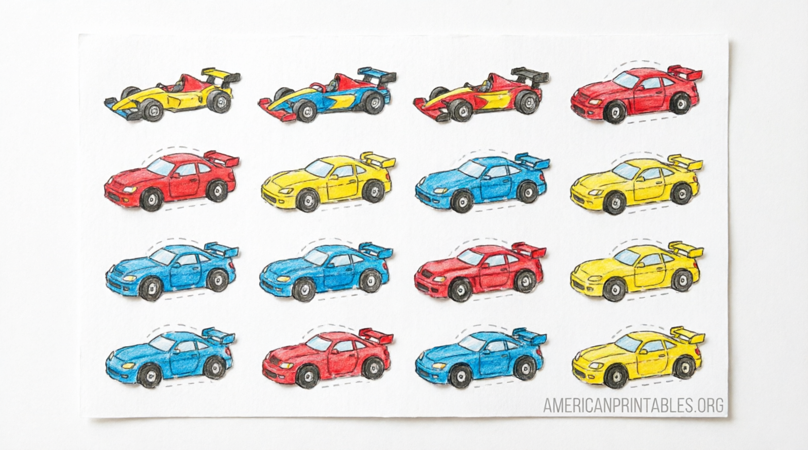 Free Printable Paper Car Templates (3)