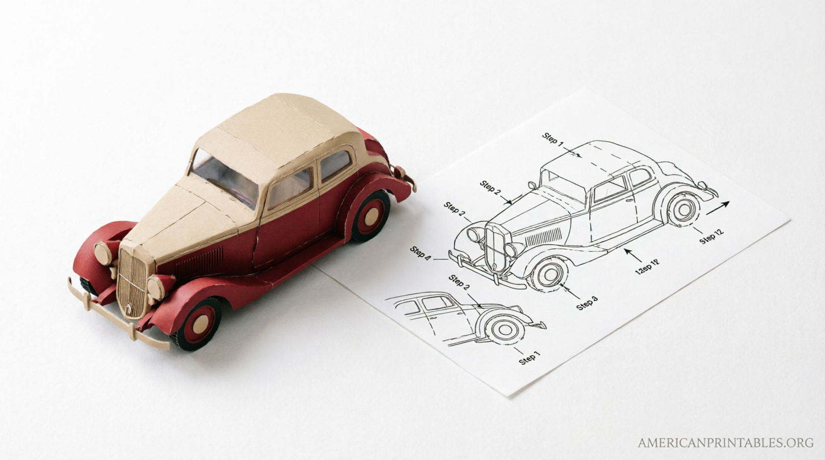 Free Printable Paper Car Templates (4)