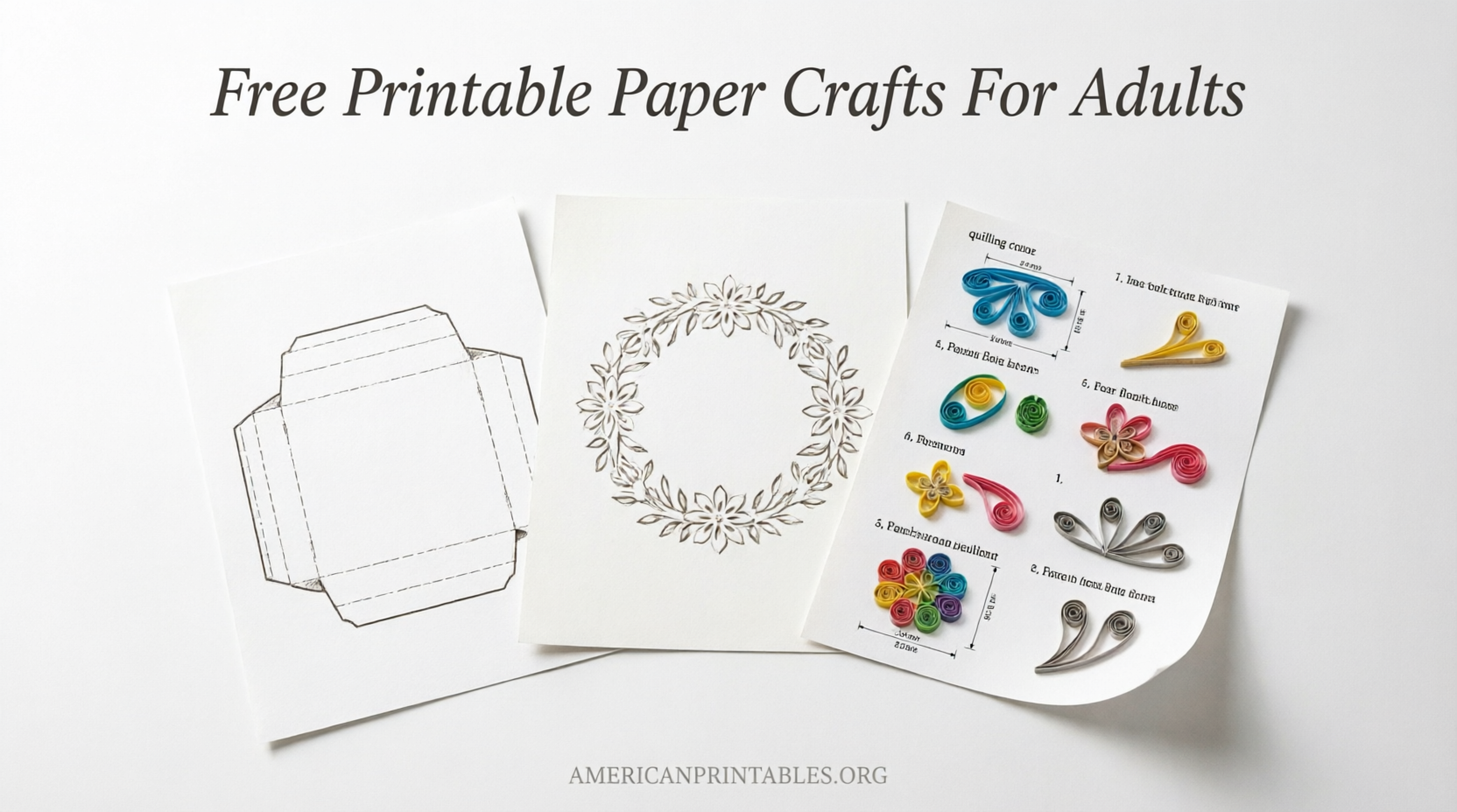 Free Printable Paper Crafts for Adults (2)