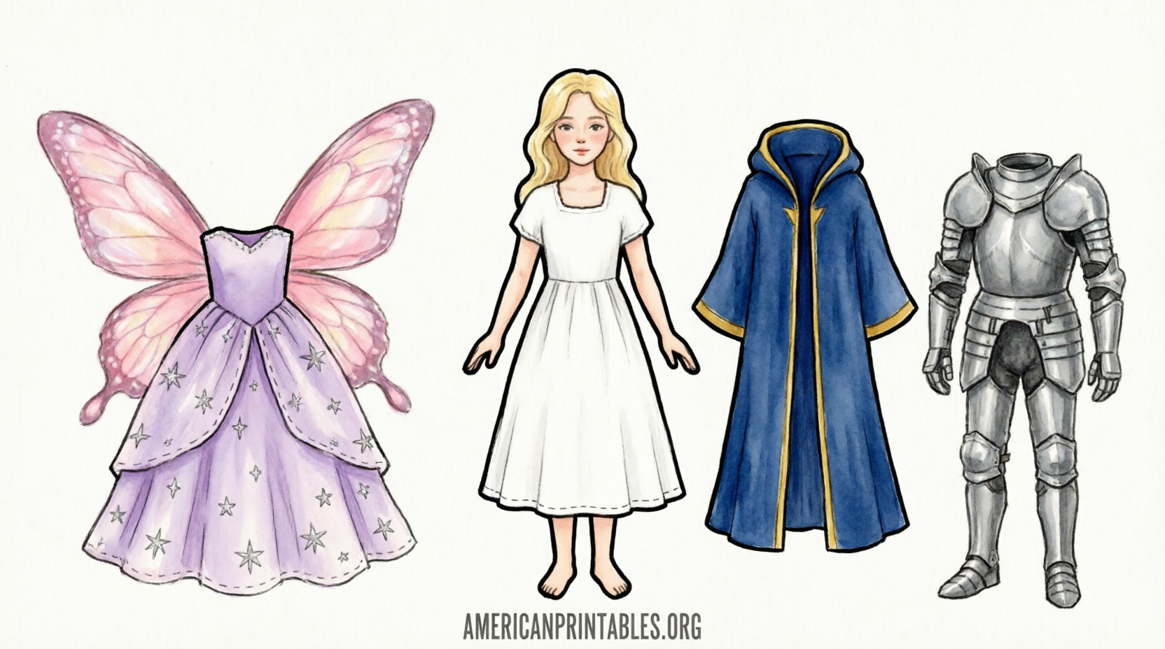 Free Printable Paper Doll Cutouts for Kids (2)