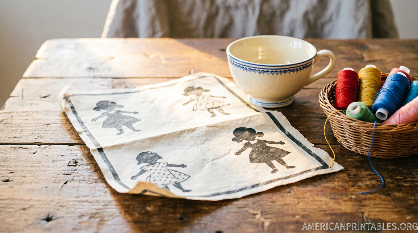 Free Printable Paper Doll Quilt Pattern Guide (3)