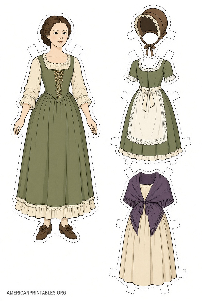 Free Printable Paper Dolls PDF Downloads (2)