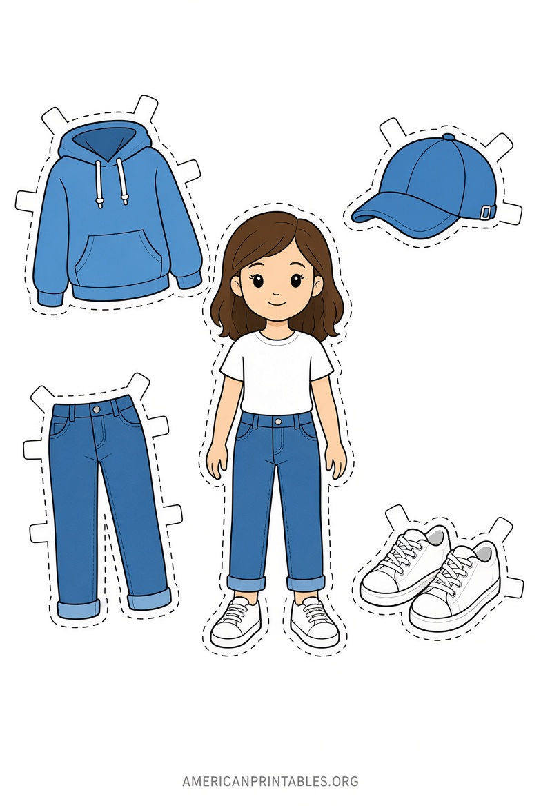 Free Printable Paper Dolls PDF Downloads (3)
