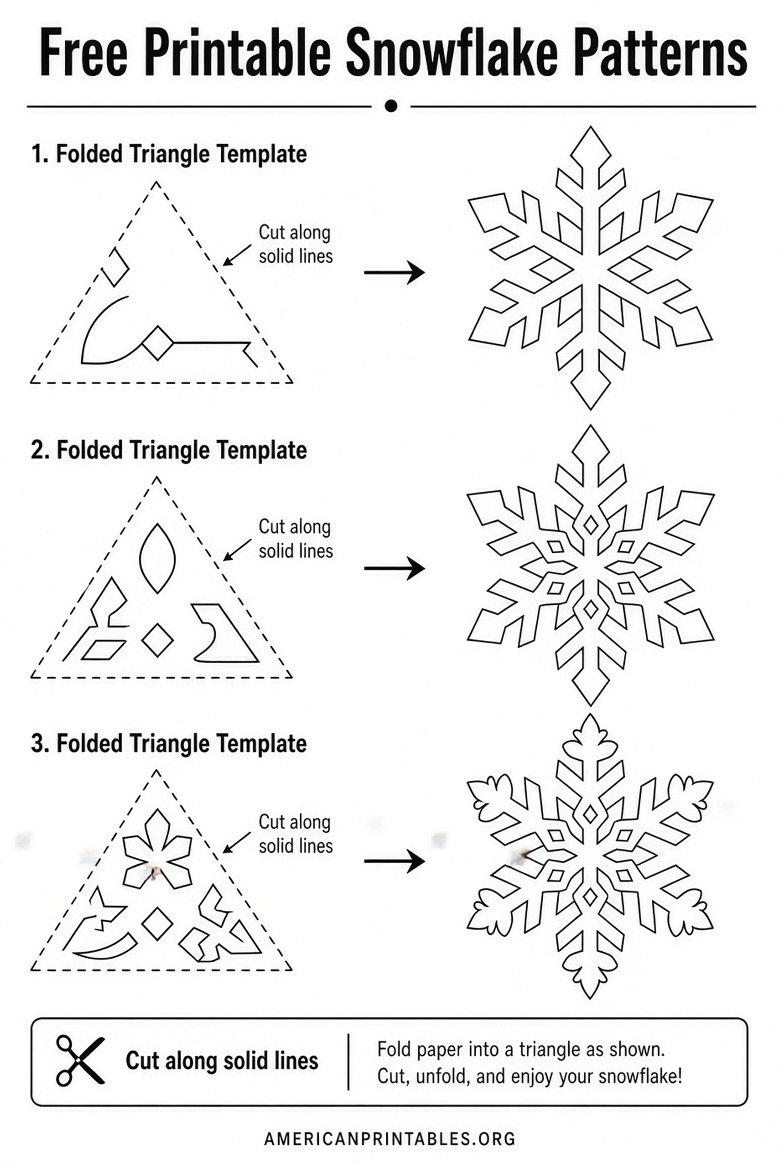 Free Printable Paper Snowflake Patterns (3)