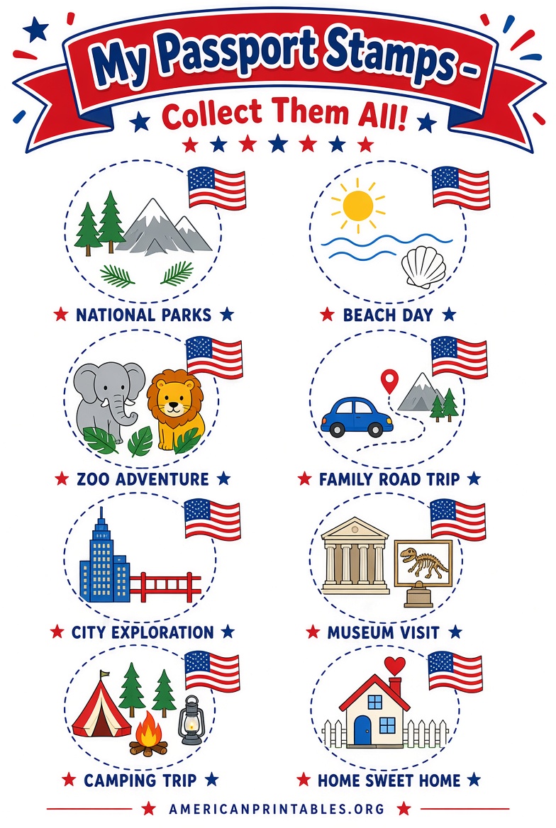 Free Printable Passport for Kids Templates (1)