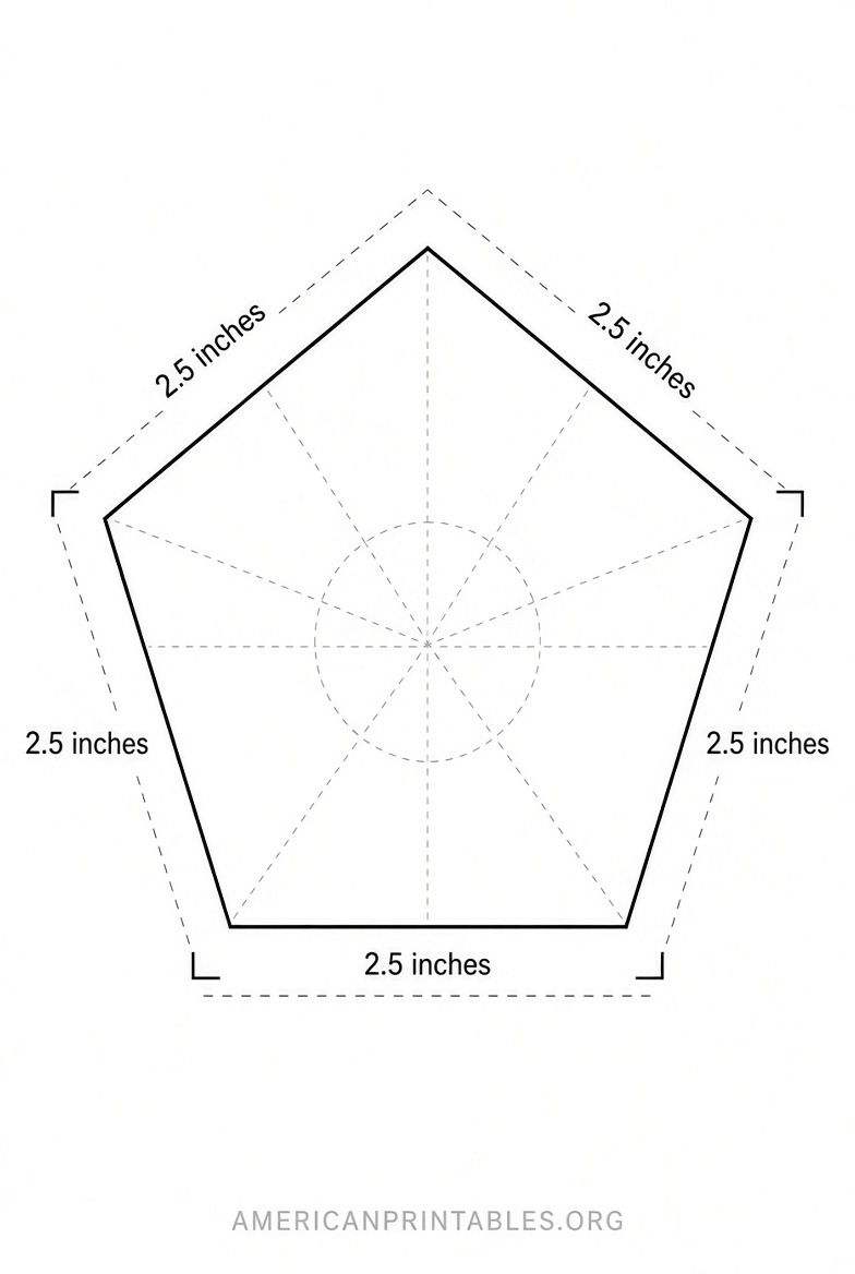 Free Printable Pentagon Templates PDF (1)