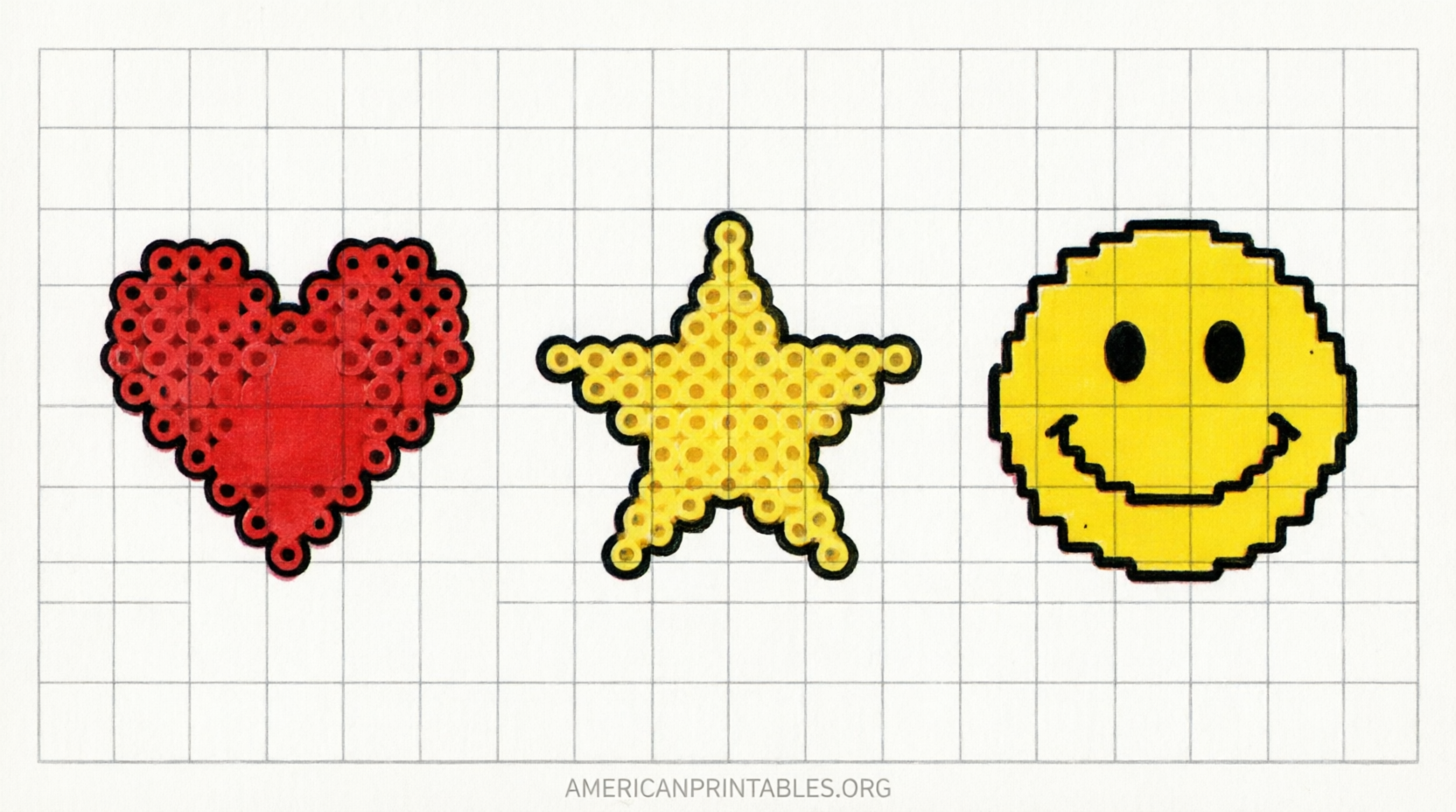 Free Printable Perler Bead Patterns (1)