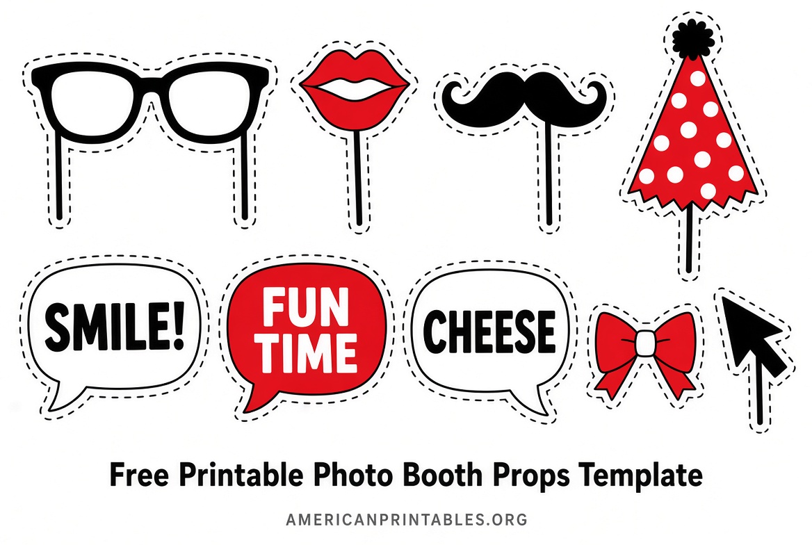 Free Printable Photo Booth Props Templates (3)
