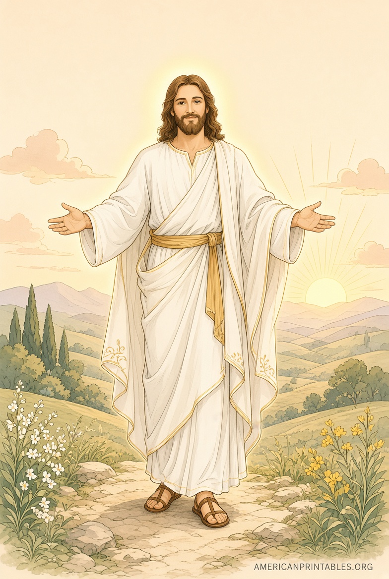 Free Printable Pictures of Jesus Resources (2)