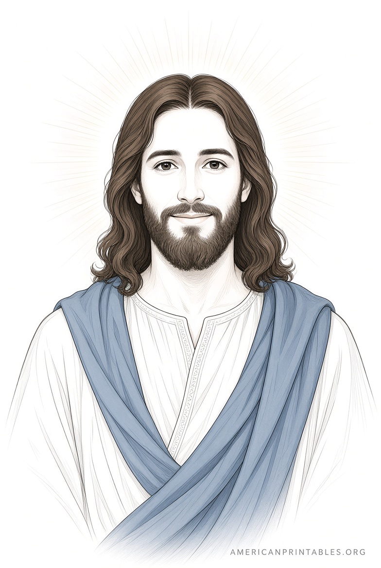 Free Printable Pictures of Jesus Resources (3)