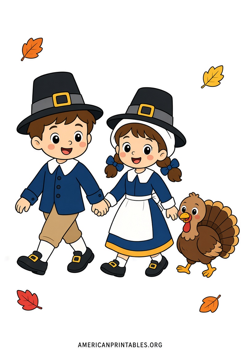 Free Printable Pictures of Pilgrims (2)