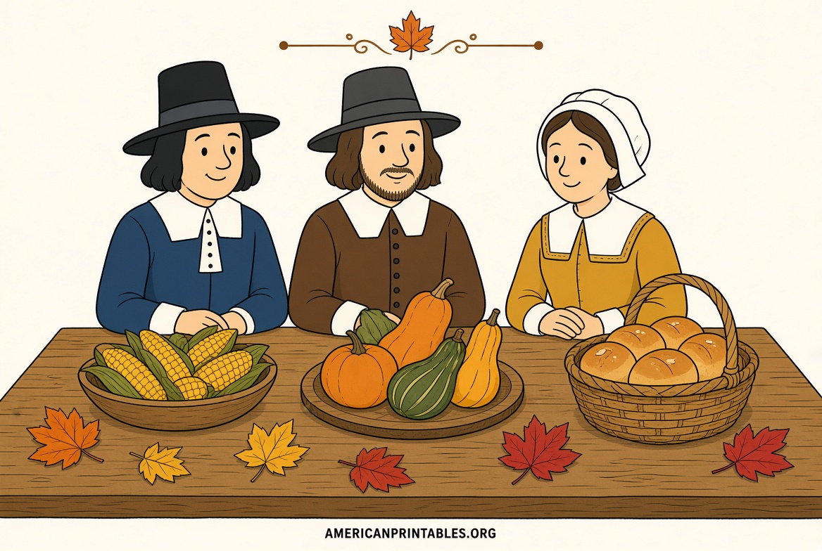 Free Printable Pictures of Pilgrims (3)