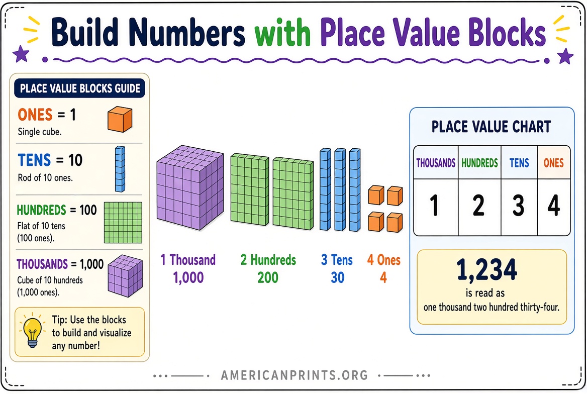 Free Printable Place Value Blocks PDF (4)