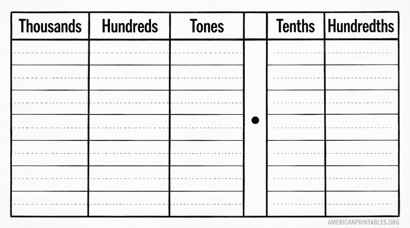 Free Printable Place Value Mats for Kids (1)